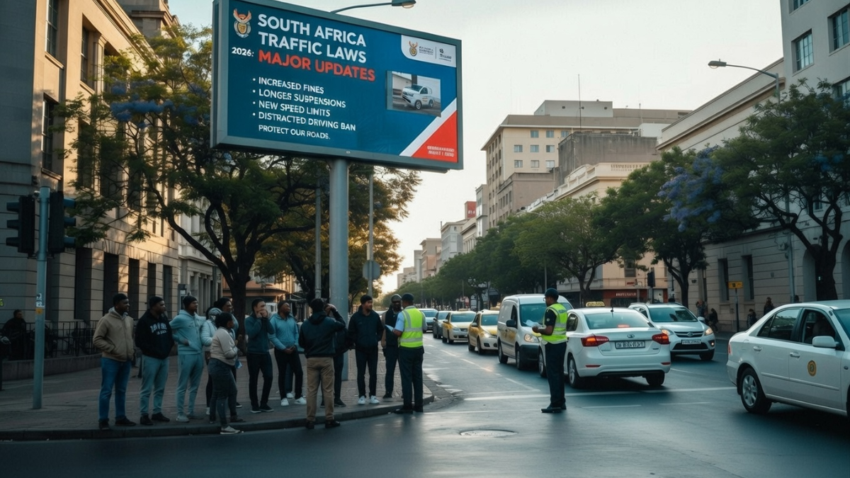 South Africa traffic laws 2026